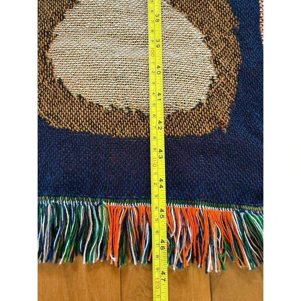 Northwest Denver Broncos Throw Blanket Unisex OS Green Bear Woven Tapestry NFL